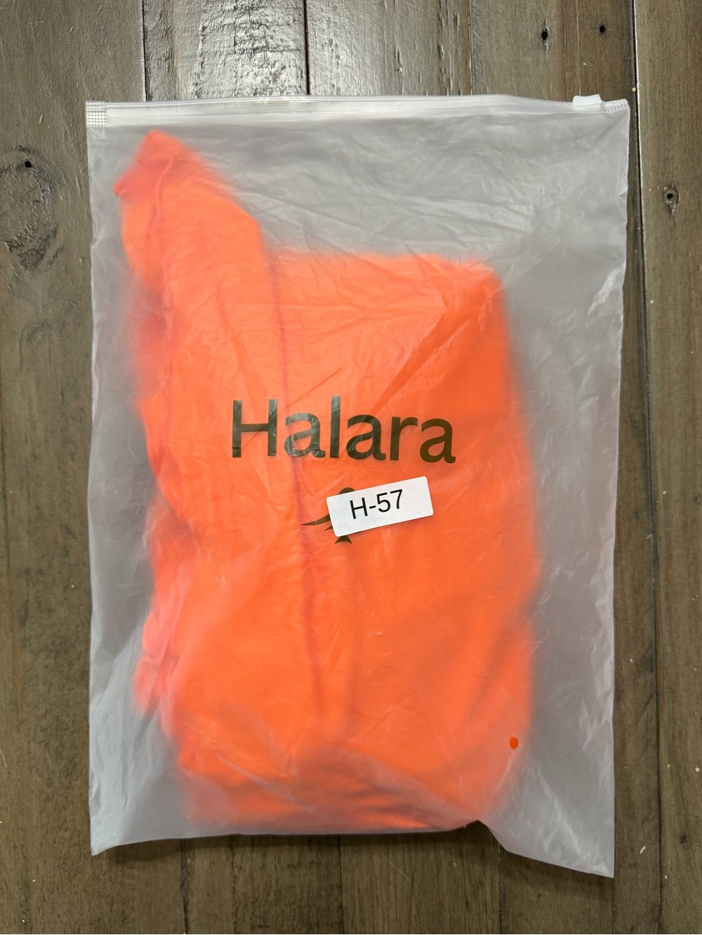 NWT HALARA Frill High Waisted Drawstring Flowy Stacked Shorts 3" XS Orange - Picture 9 of 10